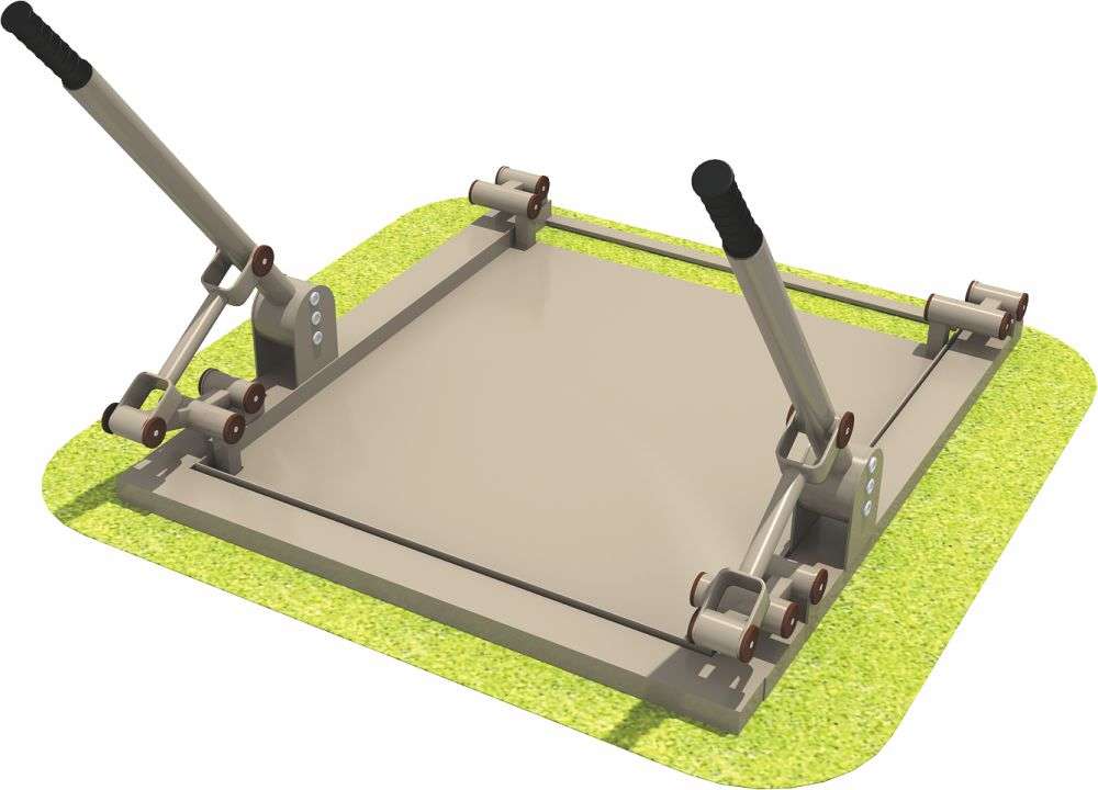 乐鱼体育健身器材 限位残疾人