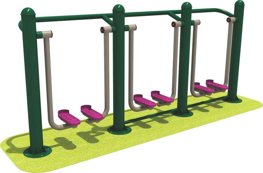 乐鱼体育健身器材 三人漫步机