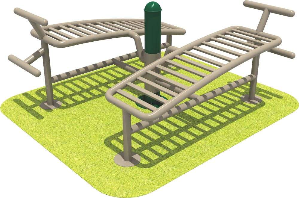 乐鱼体育健身器材 双人腹肌板